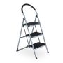 Household ladder 117x45x66cm., black/gray