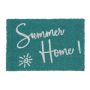 Doormat "Summer Home" 60x40 cm., blue/white