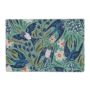 Doormat "Swallows" 60x40 cm., mint/blue color