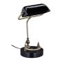 Table lamp 42x26x25cm., black/gold color