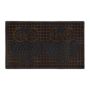Rubber doormat "Owls" 75x45 cm., dark brown/black