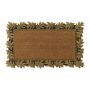 Doormat "Leaves" 75x45 cm., gold/light brown color