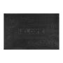 Rubber door mat "Welcome" 60x40 cm., black