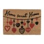 Doormat "Home sweet home" 60x40 cm.