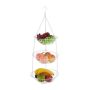Fruit basket 73x28cm., white
