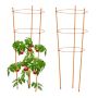 Set of 2 garden grills 3x30x78cm., orange color