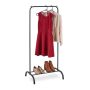 Clothes rack 144x60x44cm., black