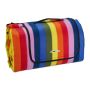 Picnic blanket 200x300cm., blue/orange/green/red colors