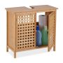 Bathroom cabinet 61x66x30cm., light brown
