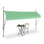 Automatic retractable awning 350x120cm., green/black