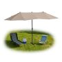 Sun umbrella 235x460x270cm., beige/black