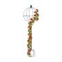 Garden grill "Sfera" 126x36cm., dark green/black