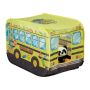Children's playhouse "School bus" 70x110x70cm., yellow/black