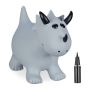 Inflatable toy "Dinosaur" 38x51x22cm., gray/black