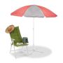 Sun umbrella 160cm., gray/pink/white