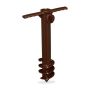 Ground-mounted umbrella stand 37.5x23.5x7.5cm, brown
