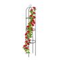 Garden grill "Tower" 190x40cm., black