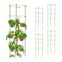Set of 5 garden trellis 90x28cm., green
