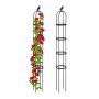 Set of 2 garden grills "Tower" 188x24cm., black