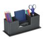 Writing instrument organizer 11x29.5x11 cm., black