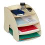 Writing instrument and document organizer 27x25.5x34.5 cm., light brown