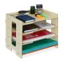 Writing instrument and document organizer 27x32.5x25 cm., light brown