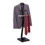Clothes rack 112x46x32cm., black/silver color