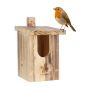Bird nest 25x15x21.5cm., light brown