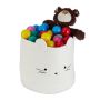 Foldable bag 34x34cm., white/black