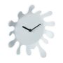 Wall clock 25x22.5x6cm., white/black
