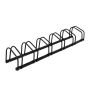 Bicycle rack for 6 places 27x163.5x33cm., black