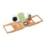 Bathroom table 16.5x105x23.5cm., light brown/white