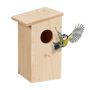 Bird nest 25.5x15x16cm., light brown