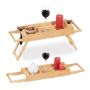 Bathroom table 27x20.5x67.5cm., light brown