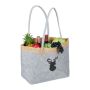 Firewood bag 34x54x24cm., gray/dark gray/light brown