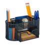 Writing instrument organizer with 1 compartment 10.5x22x11 cm., dark gray