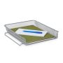 Paper tray 6.5x28.5x34 cm., silver color