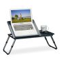 Laptop table 42x75x34.5cm, black