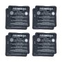 Set of 8 cooling elements 1x11x11cm., black/white