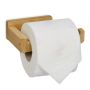 Toilet paper holder 4x14x9cm., light brown
