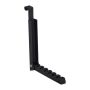 Door hanger 21x2.5x18cm., black