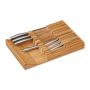 Knife holder 5x43x29cm., light brown