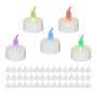 Set of 50 LED candles 4.5x3.5cm., white