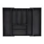 Cutlery tray 6.5x35x43.5cm., black