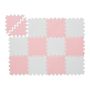 Play mat "Delionė" 1x114x86cm., pink/white