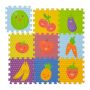 Playmat "Delionė" 86x86cm., blue/green/yellow/purple/red/orange colors