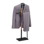 Clothes rack 107x48x20cm., light brown/black
