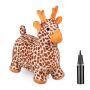 Inflatable toy "Giraffe" 52x23x52cm., cream/light brown/orange colors