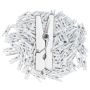 Clothespin set 400 pieces 2.5x0.8x0.3cm., white