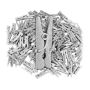 Clothespin set 400 pieces 2.5x0.8x0.3cm., silver color